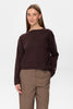 NUCARMA CROP PULLOVER   - Black Coffee