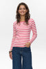 NUMIXIE LS T-SHIRT - GOTS - Fandango Pink