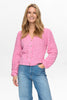 NURIETTE LEAF POINTELLE CARDIGAN - LILAC SACHET