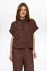 NUPALMA SLEEVELESS SHIRT - Chicory Coffee
