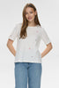 NUDELORA T-SHIRT - GOTS - Cloud Dancer