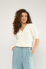 NUMARLEY SS CARDIGAN - Cloud Dancer