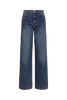 NUPARIS HR WIDE JEANS - P3021 - Medium Blue Grain Denim
