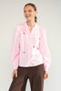 NUTENJA V-NECK SHIRT  - Pink Lady