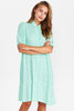 NULYDIA SHORT DRESS - Patina Green