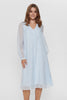 NUNYROMA LS DRESS - Clear Sky